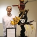 Pastry Live 2015 Emily Holtz Student Chocolate Challenge with chocolate showpiece