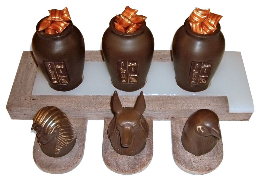 Egyptian themed chocolate The Chicago School of Mold Making